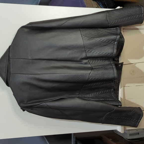 Embossed leather jacket - New York & Co - Picture 4 of 4